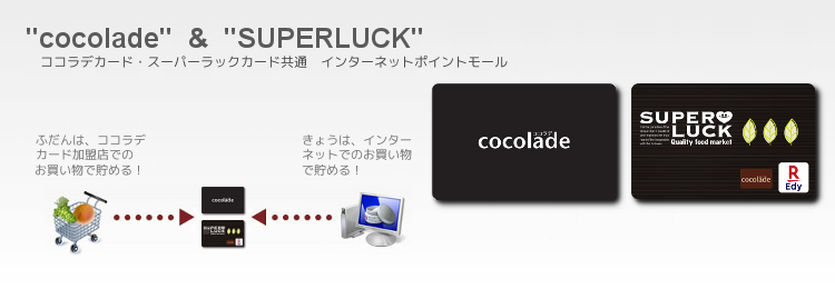 cocoladeJ[hESUPER LUCKJ[hʁ@C^[lbg|Cg[